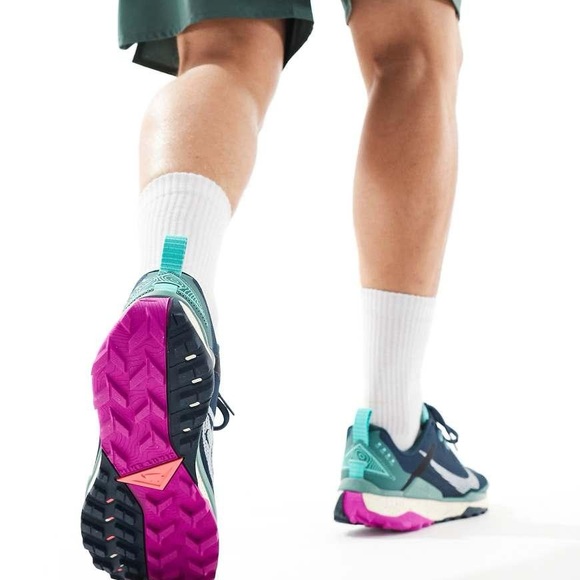Nike Wildhorse 8 Men’s Trail Running Shoes - Teal and Pink DR2686 401 - Picture 12 of 14